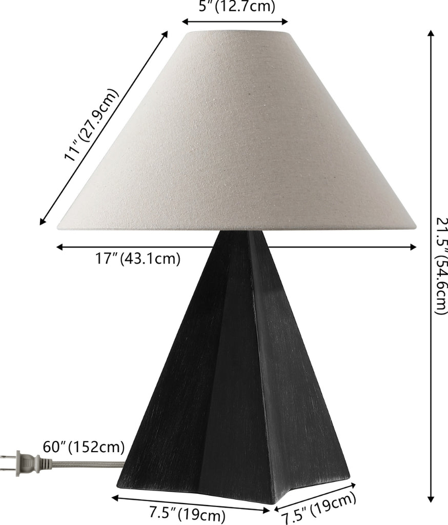 Safavieh Renzo TBL4598A Antique Black Lamp main image