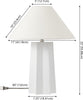 Safavieh Symone TBL4599A White Lamp main image
