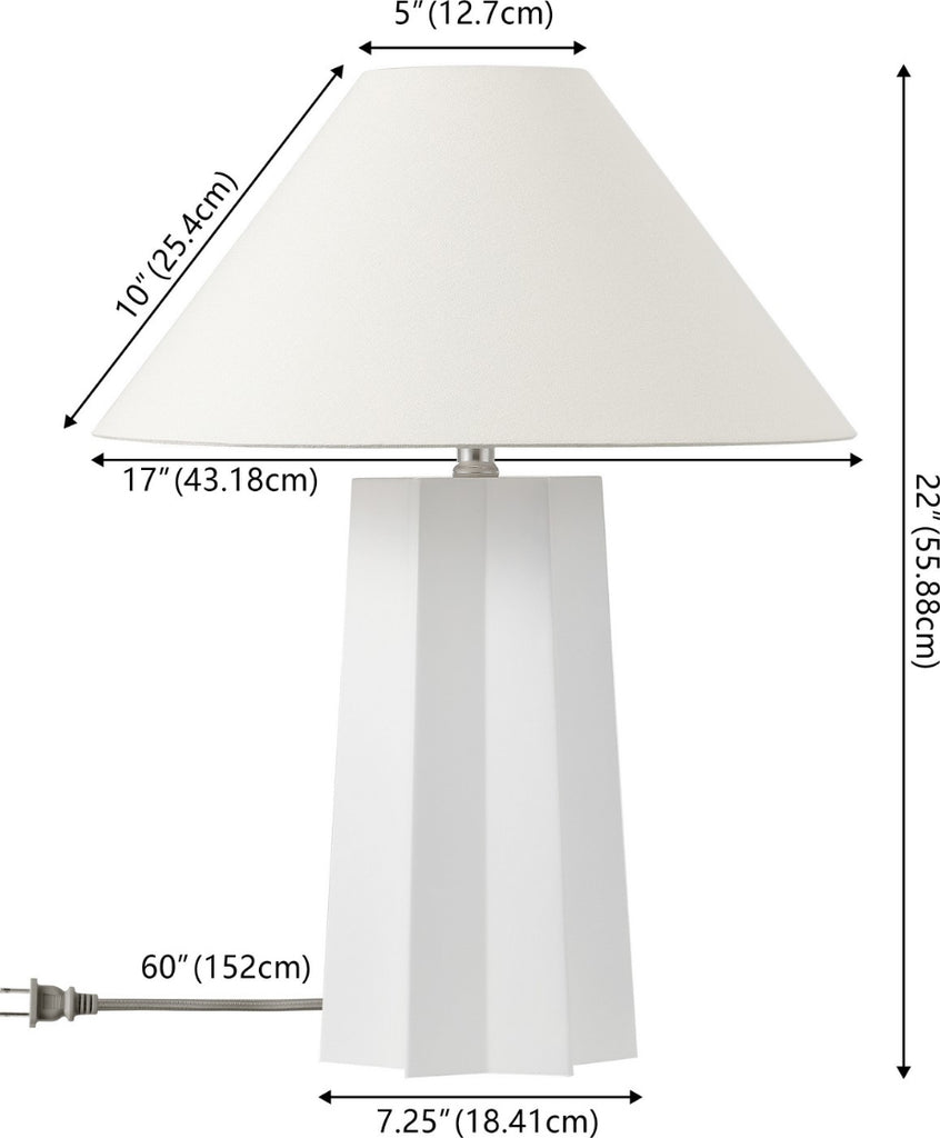 Safavieh Symone TBL4599A White Lamp main image