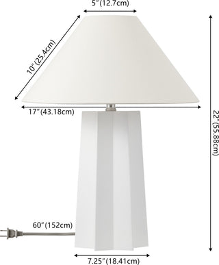 Safavieh Symone TBL4599A White Lamp main image