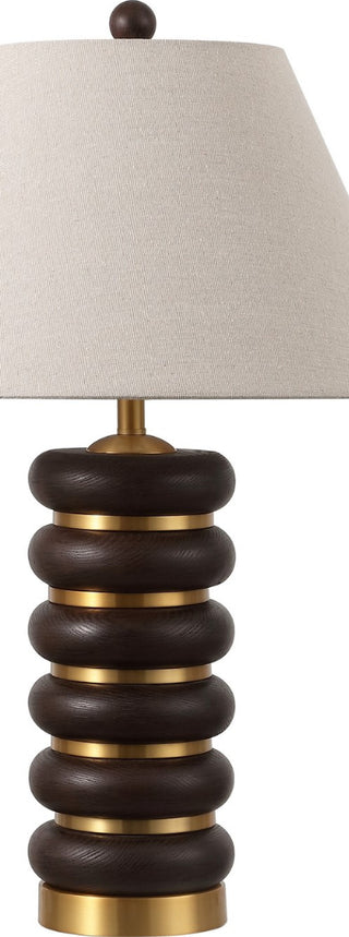Safavieh Arani TBL4601A Dark Brown / Brass Lamp Main Off