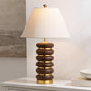 Safavieh Arani TBL4601A Dark Brown / Brass Lamp Room Scene On Feature