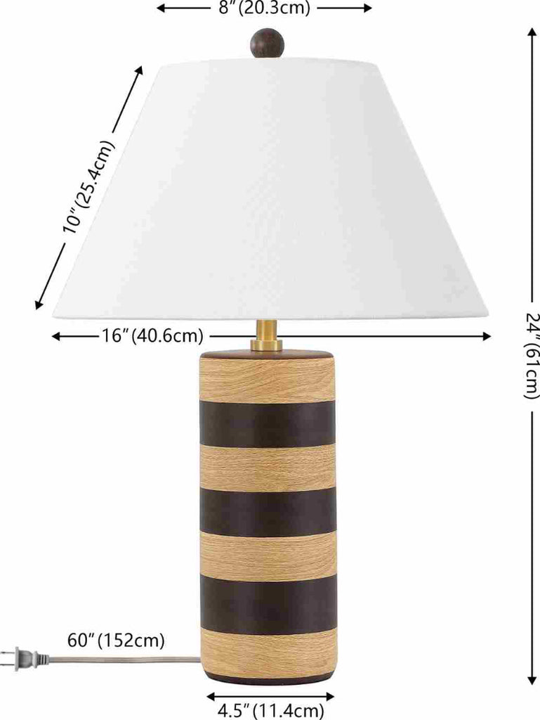 Safavieh Shea TBL4603A Light Brown / Dark Lamp main image