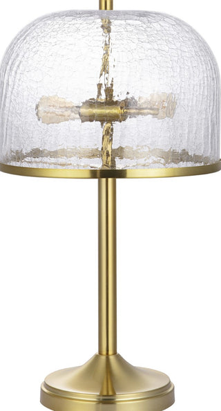 Safavieh Daye TBL4605A Clear / Brass Lamp Main Off