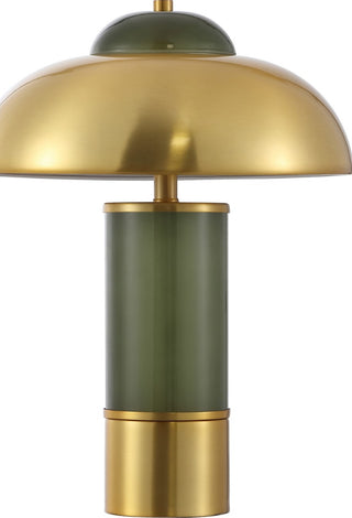 Safavieh Drea TBL4607A Green / Brass Lamp Main Off