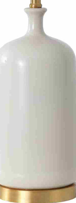 Safavieh Stevie TBL4612A Cream / Brass Lamp Main Off