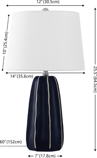 Safavieh Jude TBL4613A Navy Lamp main image