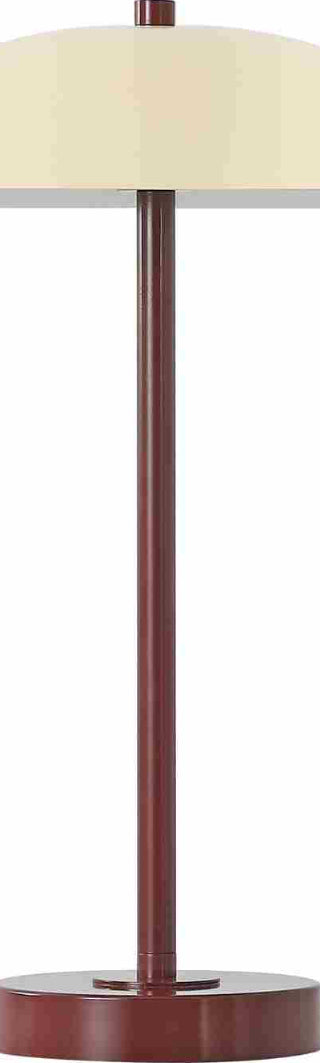 Safavieh Stassi TBL4615A Red / Cream Lamp Main Off