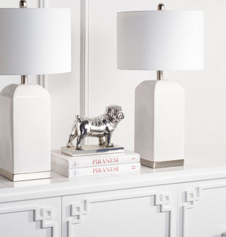 Safavieh Ernia TBL7005A White Lamp Room Scene Off Feature