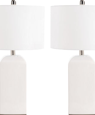 Safavieh Ernia TBL7005A White Lamp main image