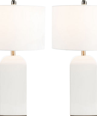 Safavieh Ernia TBL7005A White Lamp Main On