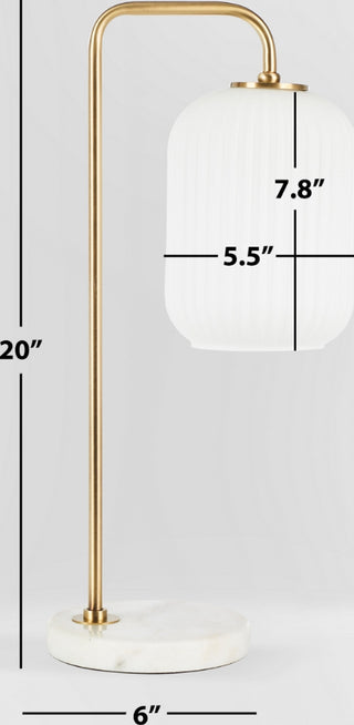 Safavieh Santina TBL7025A Gold / White Lamp main image