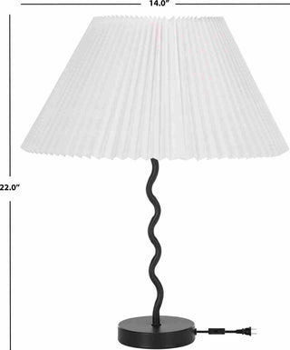 Safavieh Tali TBL7026A Black Lamp Main On