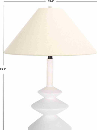 Safavieh Jessy TBL7027A White Lamp Main On