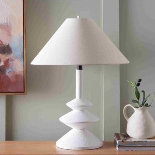 Safavieh Jessy TBL7027A White Lamp Room Scene On Feature