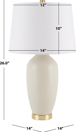 Safavieh Laine TBL9006A Natural Lamp main image