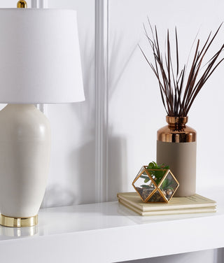 Safavieh Laine TBL9006A Natural Lamp Room Scene Off Feature
