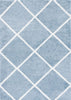 Safavieh Tahoe Shag THO676M Blue / White Area Rug main image