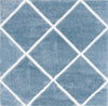 Safavieh Tahoe Shag THO676M Blue / White Area Rug Square