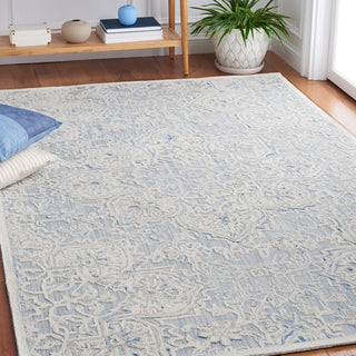 Safavieh Trace TRC304K Light Blue / Ivory Area Rug Room Scene