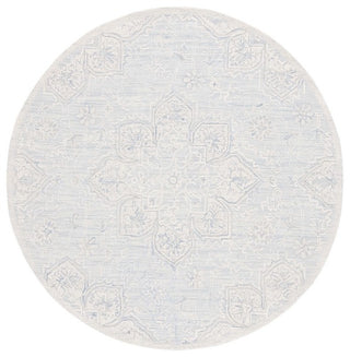 Safavieh Trace TRC304K Light Blue / Ivory Area Rug Round