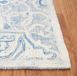 Safavieh Trace TRC304M Blue / Ivory Area Rug Detail