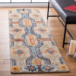 Safavieh Trace TRC515F Grey / Blue Area Rug Room Scene