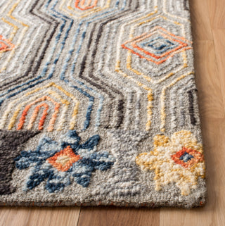 Safavieh Trace TRC515F Grey / Blue Area Rug Detail