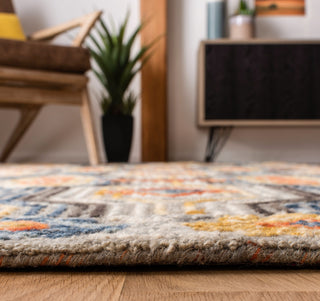 Safavieh Trace TRC515F Grey / Blue Area Rug Detail