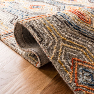 Safavieh Trace TRC515F Grey / Blue Area Rug Detail