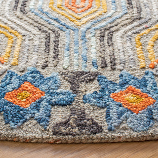 Safavieh Trace TRC515F Grey / Blue Area Rug Detail