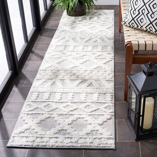 Safavieh Trends TRD124 Grey / Ivory Area Rug Room Scene Feature