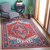 Safavieh Tucson TSN101 Red / Blue Machine Washable Area Rug