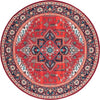 Safavieh Tucson TSN101 Red / Blue Machine Washable Area Rug