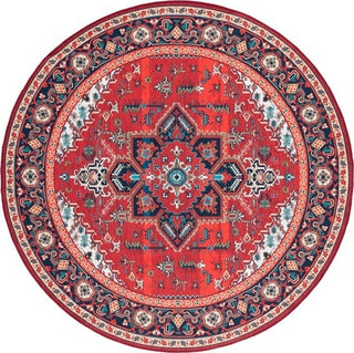 Safavieh Tucson TSN101 Red / Blue Machine Washable Area Rug