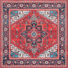 Safavieh Tucson TSN101 Red / Blue Machine Washable Area Rug