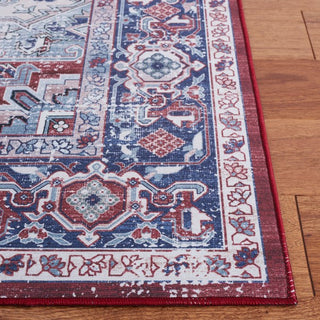 Safavieh Tucson TSN101 Red / Navy Machine Washable Area Rug