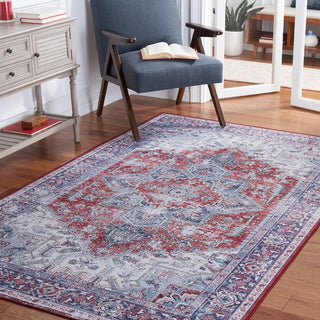 Safavieh Tucson TSN101 Red / Navy Machine Washable Area Rug