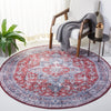 Safavieh Tucson TSN101 Red / Navy Machine Washable Area Rug