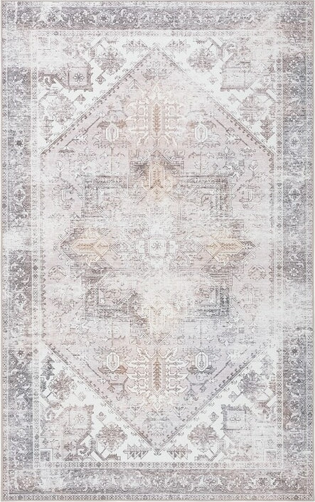 Safavieh Tucson TSN102 Beige / Grey Machine Washable Area Rug