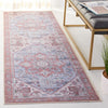 Safavieh Tucson TSN102 Grey Blue / Rust Machine Washable Area Rug