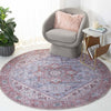 Safavieh Tucson TSN102 Grey Blue / Rust Machine Washable Area Rug