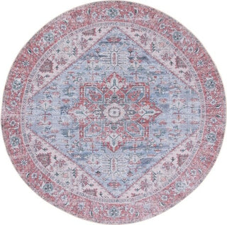 Safavieh Tucson TSN102 Grey Blue / Rust Machine Washable Area Rug