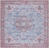 Safavieh Tucson TSN102 Grey Blue / Rust Machine Washable Area Rug