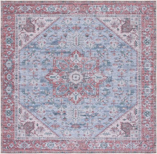 Safavieh Tucson TSN102 Grey Blue / Rust Machine Washable Area Rug