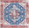 Safavieh Tucson TSN102 Blue / Red Machine Washable Area Rug