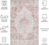 Safavieh Tucson TSN105 Light Grey / Rust Machine Washable Area Rug