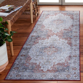 Safavieh Tucson TSN105 Light Blue / Rust Machine Washable Area Rug