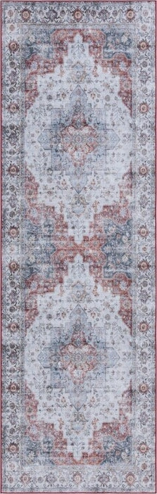 Safavieh Tucson TSN105 Light Blue / Rust Machine Washable Area Rug