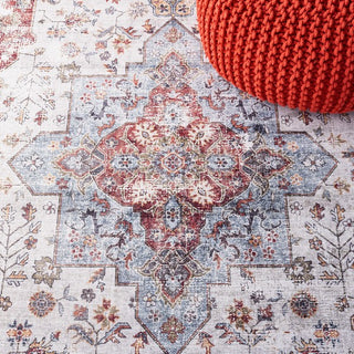 Safavieh Tucson TSN105 Light Blue / Rust Machine Washable Area Rug